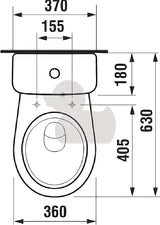WC monoblok Jika Lyra Plus v beli barvi z globokim izpiranjem in kotličkom DualFlush