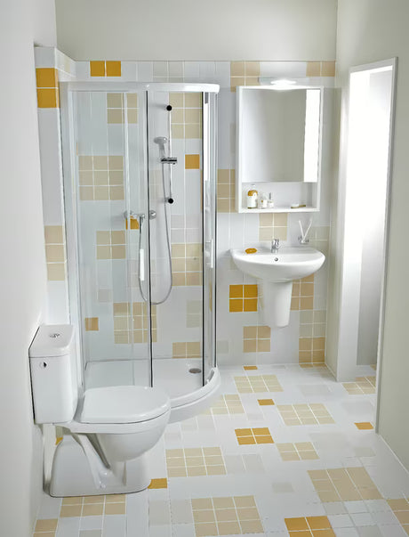 Beli kombi WC školjka Jika Lyra Plus z globokim izpiranjem in kotličkom DualFlush