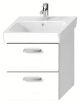 Jika Lyra Plus Viva viseča omarica pod umivalnikom 49x41,6x55 cm v beli sijajni barvi