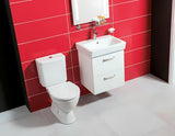 Jika Lyra Plus Viva viseča omarica pod umivalnikom 49x41,6x55 cm v beli sijajni barvi