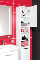 Bijeli viseča omarica pod umivalnikom Jika Lyra Plus Viva 44x40,1x55 cm sa sjajnom završnom obradom fronti