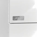 Viseča bijeli ormarić s keramičkim umivaonikom Jika Plan s ladicama i punim izvlačenjem