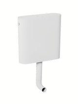 Bijela podometni splakovalnik za WC Jika s ispusnim mehanizmom DualFlush 3/6 l