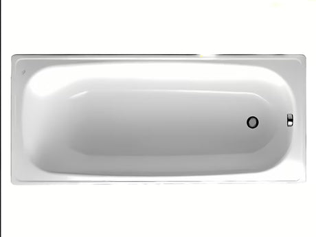 Pravokotna kad Jika Riga 160 x 70 cm iz emajliranega jekla pro za manjše kopalnice
