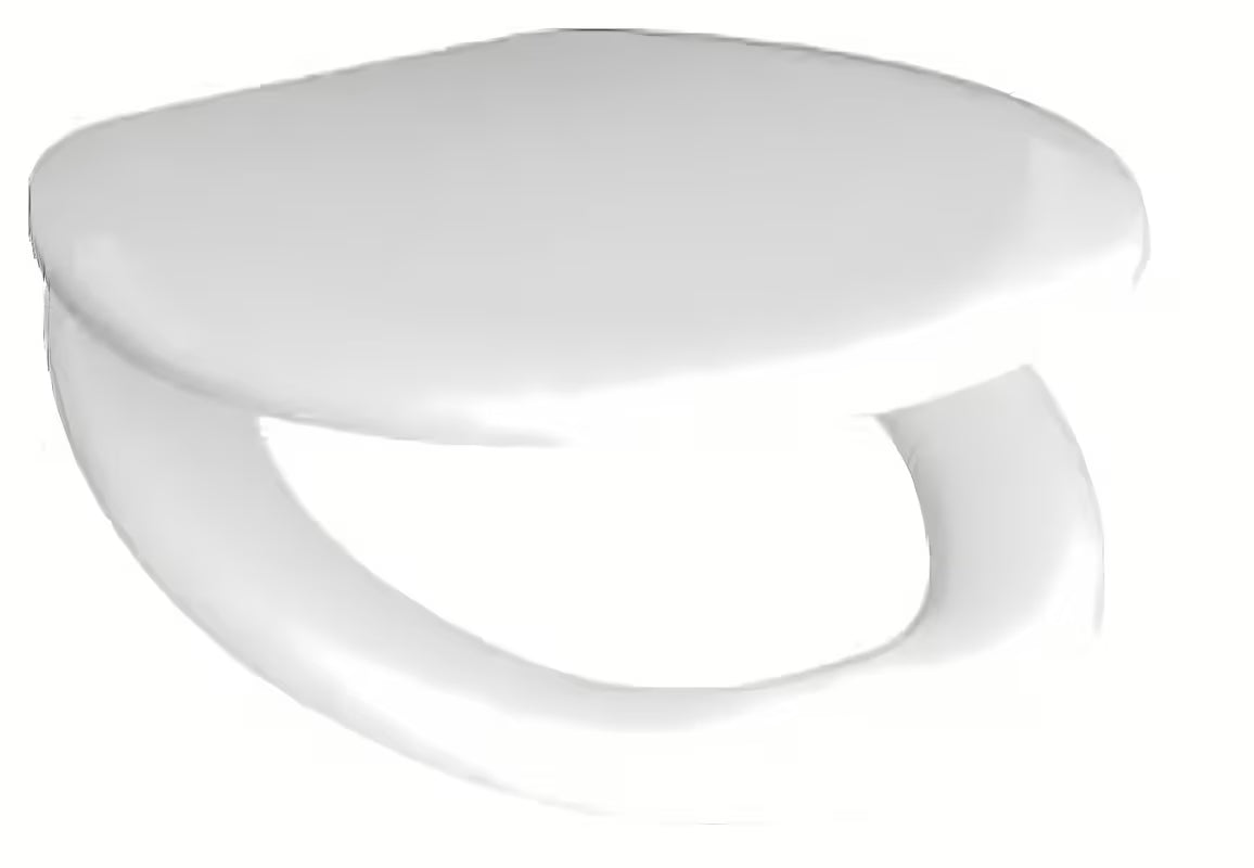 Bijele WC deska Jika Zeta od termoplasta s plastičnim šarkama