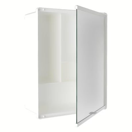 Bela omarica z ogledalom Jokey Juniorb 31,5 x 40 cm s policami in odlagalnim prostorom