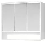 Bijela omarica z ogledalom Jokey Lymo 58x49 cm sa zrcalnim vratima i unutarnjim policama