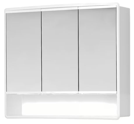 Bijela omarica z ogledalom Jokey Lymo 58x49 cm sa zrcalnim vratima i unutarnjim policama