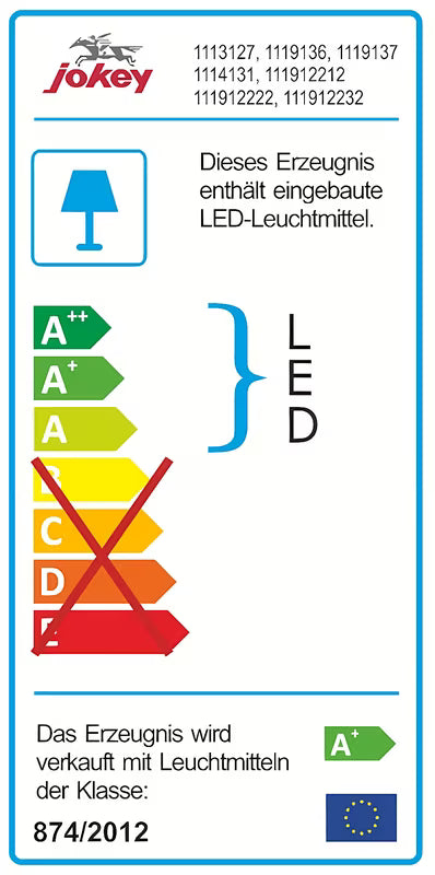 Bijeli omarica z ogledalom Jokey Kandi 60 x 69 cm sa staklenim vratima i LED točkastom rasvjetom