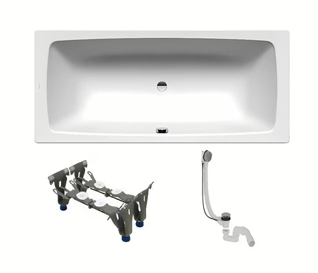Pravokotna kad Kaldewei Cayono Duo iz emajliranega jekla v dimenziji 170x75 cm pro za levo ali desno izvedbo.