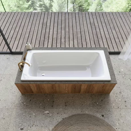 Pravokotna kad Kaldewei Cayono 160x70 cm iz emajliranega jekla za levo ali desno postavitev