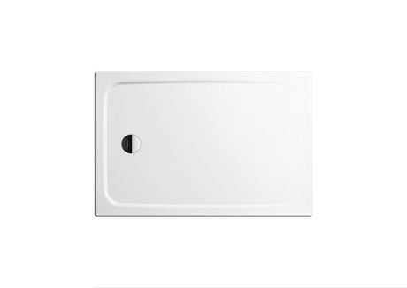 Pravokotna tuš kad Kaldewei Cayonoplan 120x90 cm v alpsko beli barvi iz emajliranega jekla.