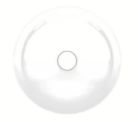 Kaldewei Miena umivalnik na ploščo 45x45 cm v alpsko beli barvi iz emajliranega jekla
