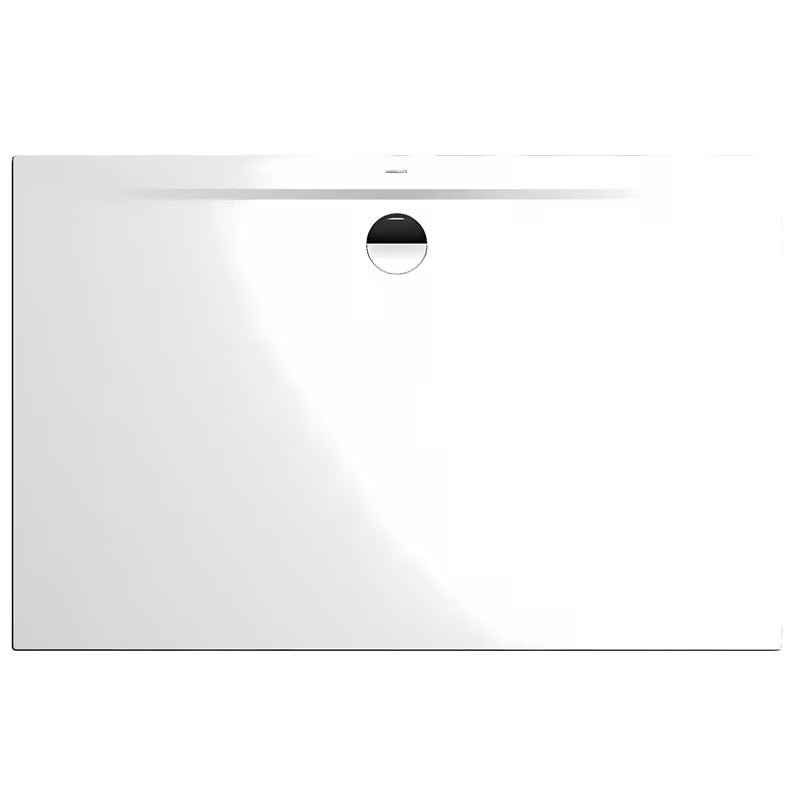 Bela pravokotna tuš kad Kaldewei Superplan Zero 80x150 cm iz emajliranega jekla