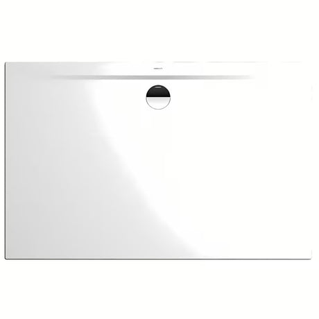 Bela pravokotna tuš kad Kaldewei Superplan Zero 80x150 cm iz emajliranega jekla
