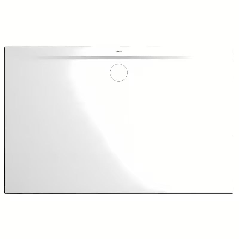 Bela pravokotna tuš kad Kaldewei Superplan Zero 80x150 cm iz emajliranega jekla