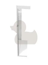 Keramia Pro pravokutni LED ogledalo 80x80 cm u bijelom okviru sa zaštitom IP44, vertikalna orijentacija.