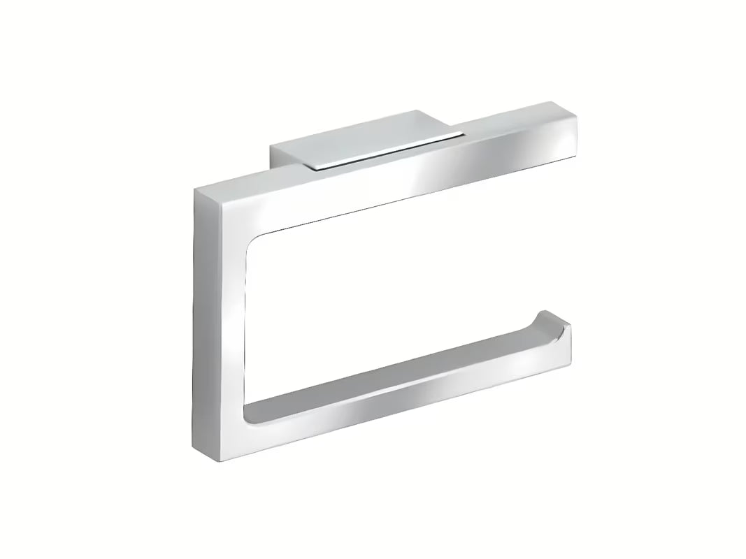 Kromirani stenski držalo za toaletni papir Keuco Edition 11 jednostavnog elegantnog dizajna.