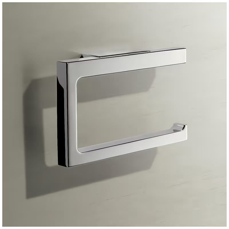 Kromirani stenski držalo za toaletni papir Keuco Edition 11 jednostavnog elegantnog dizajna.