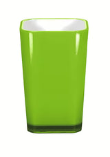 Zeleni držalo za ščetke Kleine Wolke Easy kao dodatak u boji za kupaonicu.