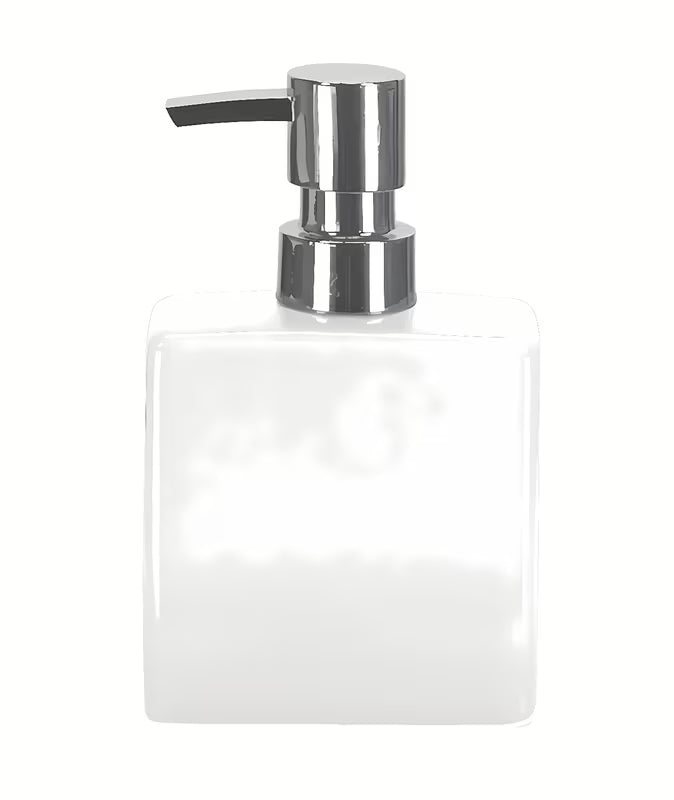 Bijeli samostoječi  dozator za tekući sapun Kleine Wolke Flash jednostavnog dizajna