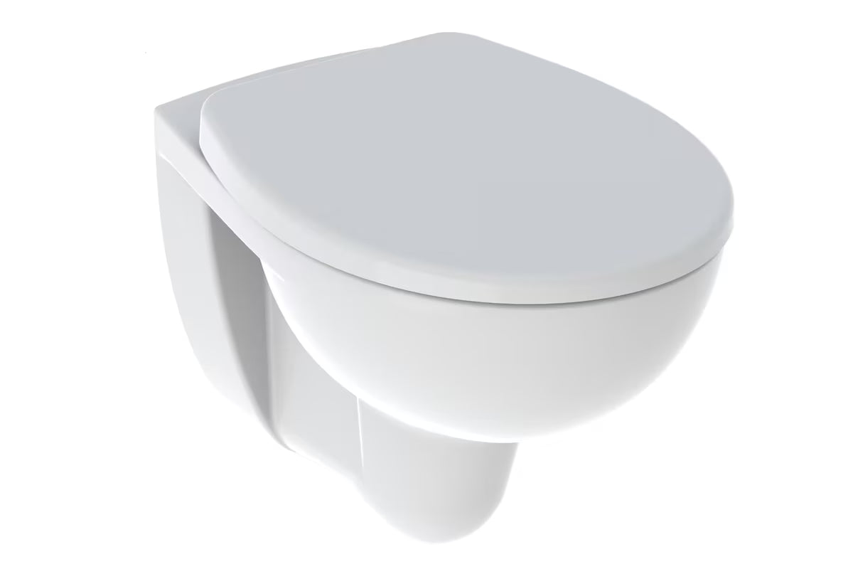 Viseča WC Školjka Kolo Rekord v beli keramiki z Rimless splakovanjem in sedežem mehko Zapiranje Soft Close