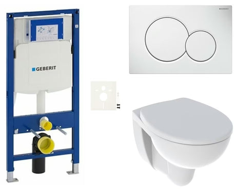 Viseči WC set Kolo Rekord z modulom Geberit Duofix pro za predstensko instalacijo