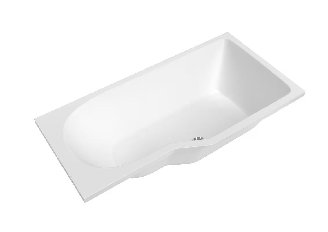 Laguna Beáta Plus asimetrična kotna kad desna 160x80 cm iz litega akrilata PMMA s sijajno površino