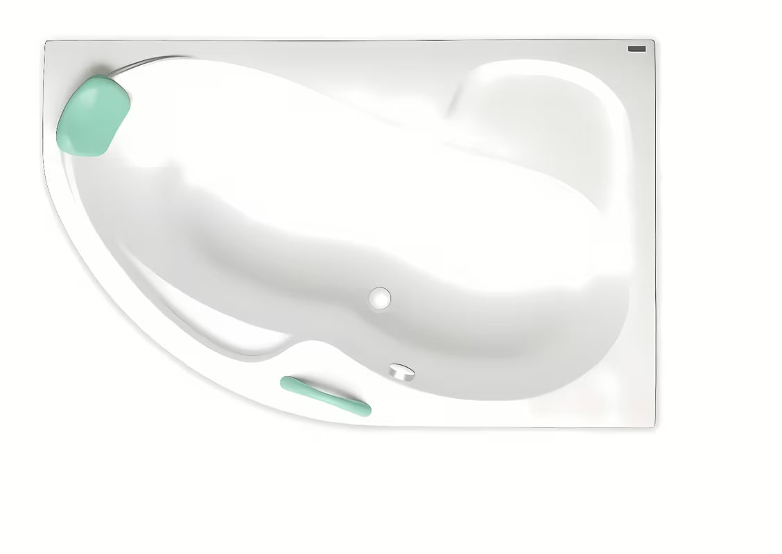 Asimetrična desna akrilna kada Laguna Fortuna Plus 170x100 cm sa sjajnom površinom