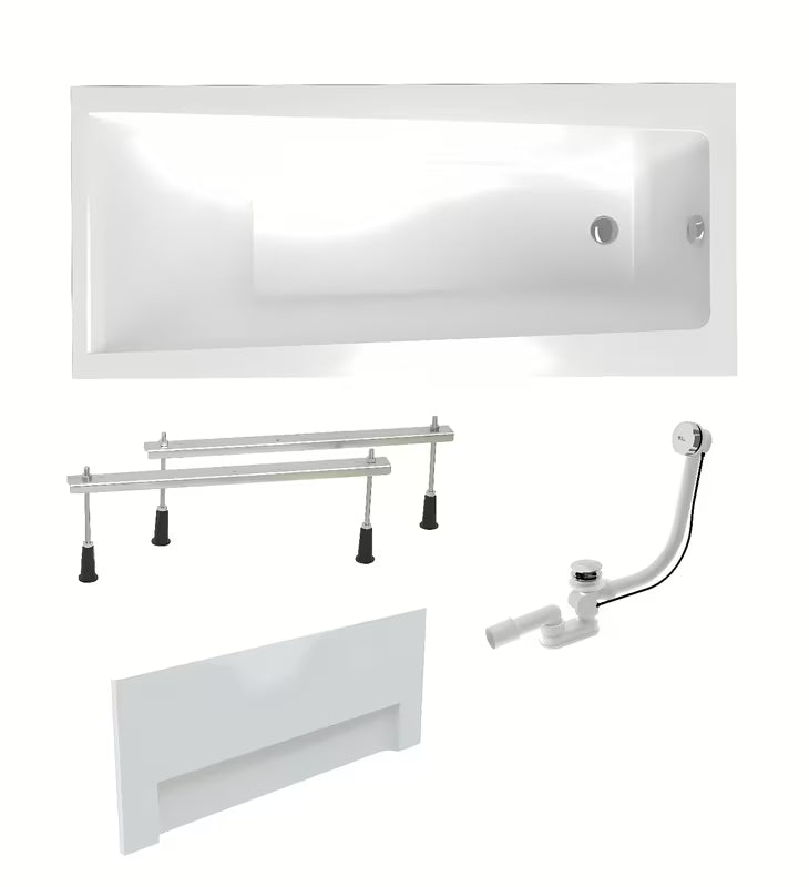 Pravokutna akrilna kada Laguna Idea Plus 170 x 75 cm u univerzalnoj izvedbi lijeva i desna