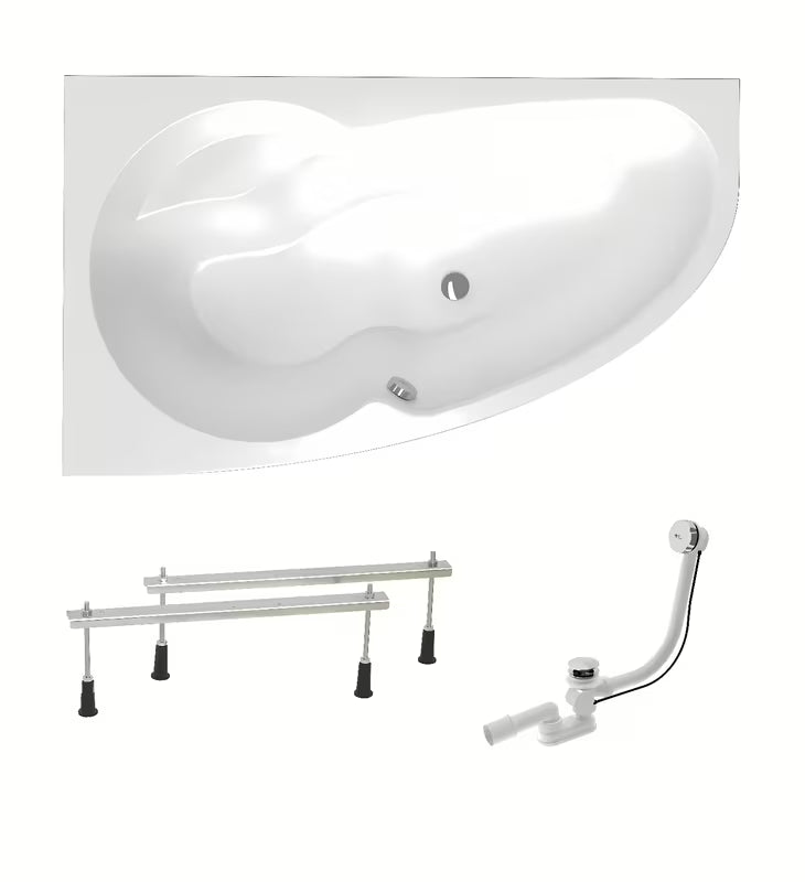 Laguna Luiza asimetrična akrilna kada lijeva 150 x 95 cm