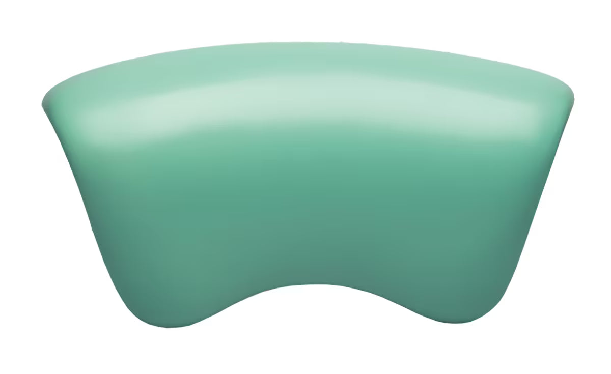 Zeleni naslon za glavu za kadu Laguna Rosa u standardnoj izvedbi pro akrilne kadi.