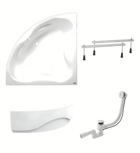 Kotna akrilna kada Laguna Royale 150x150 cm sa simetričnim oblikom pro za lijevi i desni kut