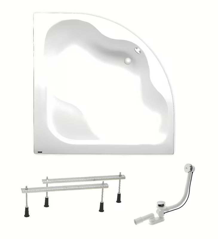 Kotna akrilna kada Laguna Syntia Plus 150x150 cm pro za lijevu i desnu orijentaciju