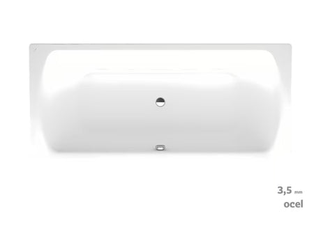 Pravokotna kad Laufen Bolsena 180x80 cm od emajliranog čelika sa zvučnom izolacijom i nogama