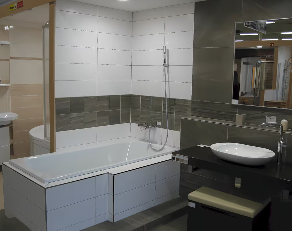 Pravokotna kad Laufen Bolsena 180x80 cm od emajliranog čelika sa zvučnom izolacijom i nogama