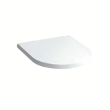 Bel WC deska Laufen Kartell iz duroplasta s tihim zapiranjem mehko Zapiranje Soft Close in snemljivo izvedbo.