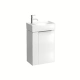 Bel keramični umivalnik Laufen Kartell 46x28 cm s površino za enostavno vzdrževanje