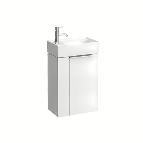 Bel keramični umivalnik Laufen Kartell 46x28 cm s površino za enostavno vzdrževanje