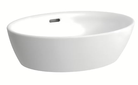 Laufen Pro umivalnik na ploščo 52 x 39 cm iz bele keramike brez odprtine za armaturo