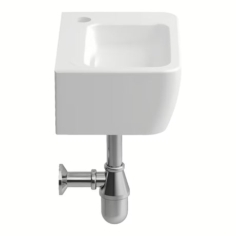 Bel keramični umivalnik Laufen Pro S 45 x 34 cm z odprtino pro za armaturo na sredini