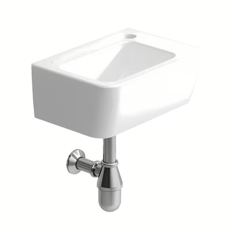 Bel keramični umivalnik Laufen Pro S 45 x 34 cm z odprtino pro za armaturo na sredini