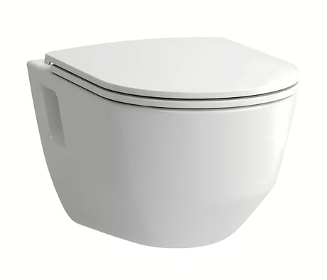 Bel viseča WC školjka Laufen Pro brez splakovalnega kroga z zadnjim odtokom