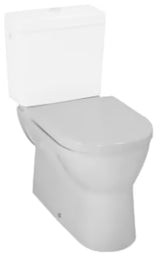 Bela WC školjka kombi stoječa WC školjka Laufen Pro s plitvim izpiranjem in odtokom Vario