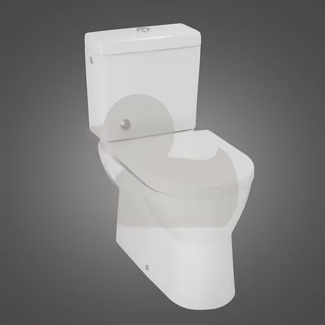 Bela WC školjka kombi stoječa WC školjka Laufen Pro s plitvim izpiranjem in odtokom Vario