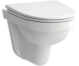 Bel viseča WC školjka Laufen Pro Nordic brez splakovalnega kroga z varčnim splakovanjem 2/4 l