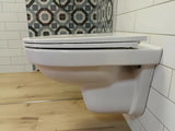 Bel viseča WC školjka Laufen Pro Nordic brez splakovalnega kroga z varčnim splakovanjem 2/4 l