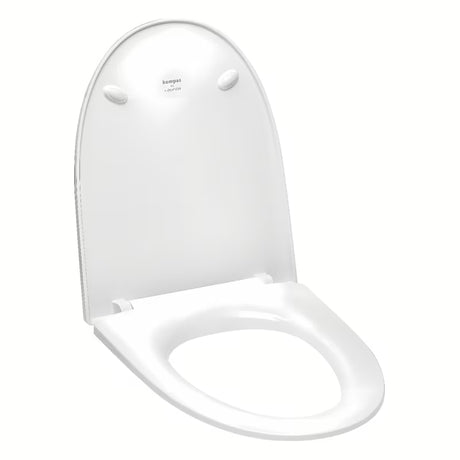 Bijele WC deska Laufen Pro Nordic od izdržljivog duroplasta.