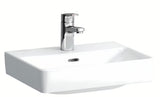 Bel keramični umivalnik Laufen Pro S 45 x 34 cm z odprtino pro za armaturo na sredini