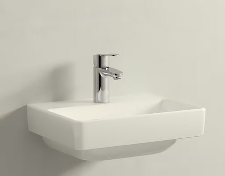 Bel keramični umivalnik Laufen Pro S 45 x 34 cm z odprtino pro za armaturo na sredini